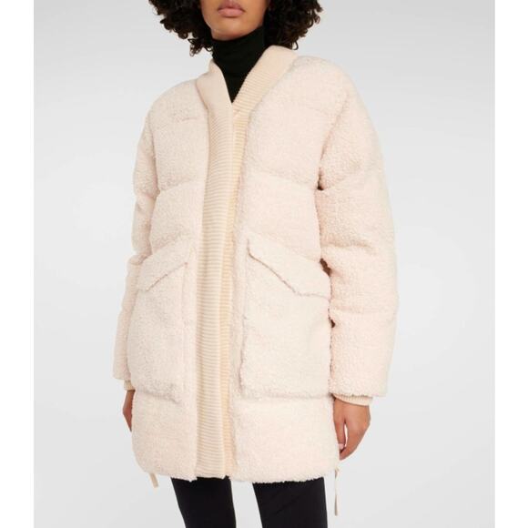 Varley Wynn Sherpa Puffer Coat in Sandshell, size XL - Picture 1 of 9
